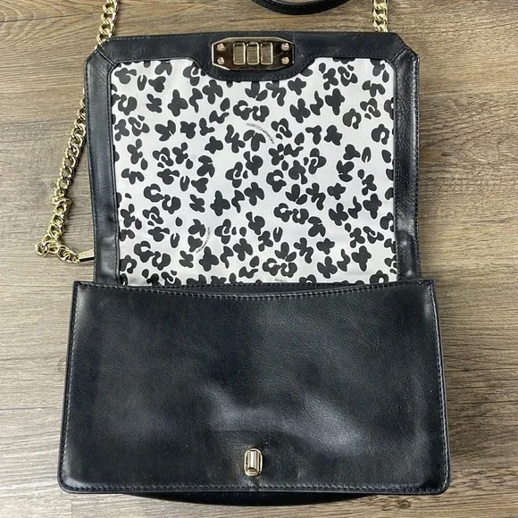 Rebecca Minkoff Love Stingray-Embossed Crossbody, Back Gold - Picture 6 of 12